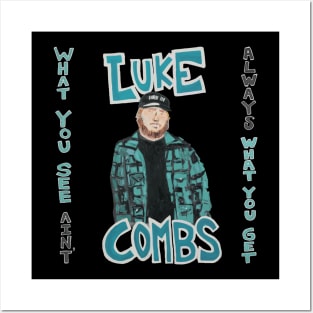 Luke Combs Posters and Art